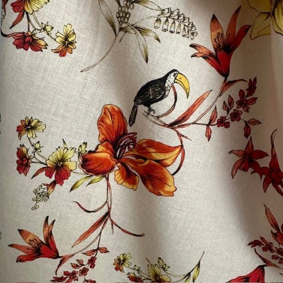 Evereve Char Floral Flutter Tank Size: L Color: Blush Pink Floral Pattern - Picture 8 of 10